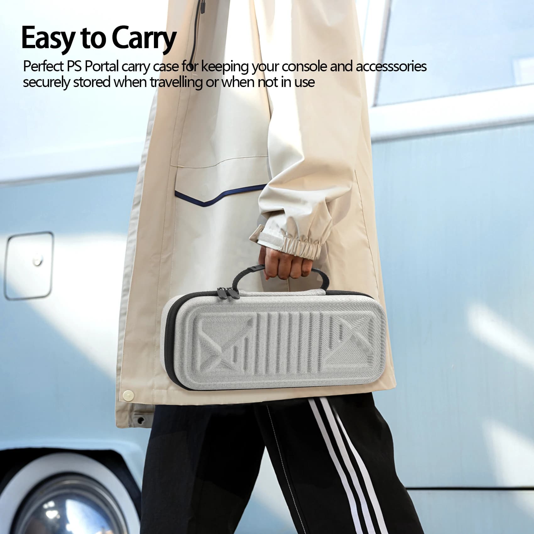 Étui de transport pour portail PS – Étui de transport Slim Fit et coque rigide pour lecteur à distan