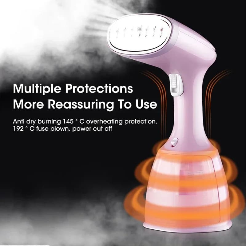 Défroisseur vapeur électrique portable pour vêtements, 1500W, 330ml, petit fer à repasser à la vapeu