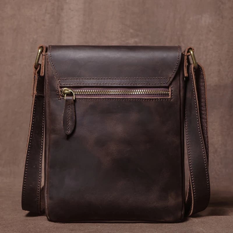 GURO-Sac à Bandoulière en Cuir group pour Homme, Haute Qualité, Élingue, Cheval, Peau de Vache, Mess