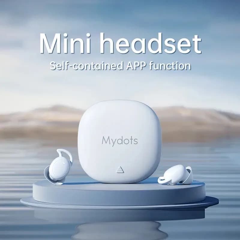 HaaYot sans fil Sleepbuds Bluetooth dormir écouteurs Mini invisible confortable blocage du bruit cas