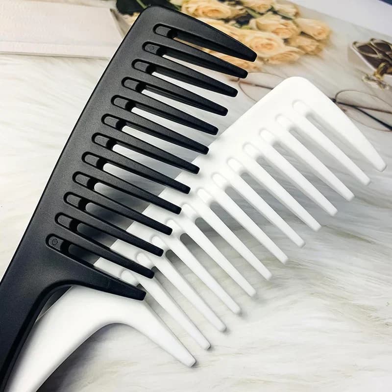 Peigne de coiffure résistant à la chaleur pour femmes, crochet humide, brosse à cheveux bouclés, out