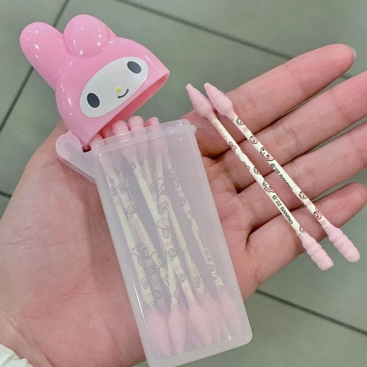 Boîte de rangement de dessin animé Kitty, Kawaii MyMelody, cure-dents mignon, boîte de rangement d'é