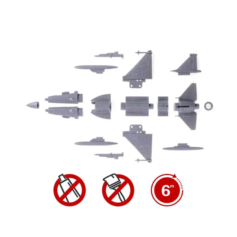 4D 27Styles 1:144 modèle d'assemblage de chasse en plastique Gule avion gratuit hélicoptère armée av