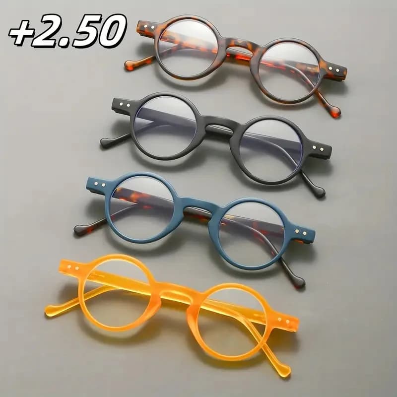 Lunettes de lecture unisexes à petite monture ronde, nouveau Style, rétro, motif Vintage Unique, ada