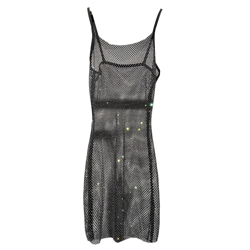 Bunduextrêmes-Robe Mi-Longue Sexy et Slim pour Femme, Diamant Brcorporelle, Clip, Sac de Tempérament