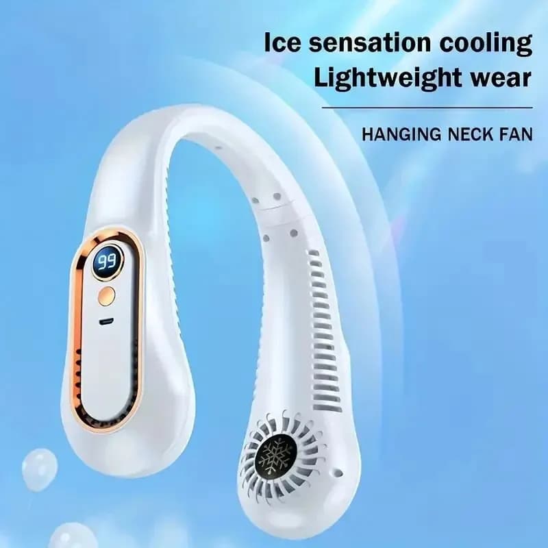 Vaneless-Ventilateur portable sans lame, refroidisseur USB, technologie de super bain, affichage num