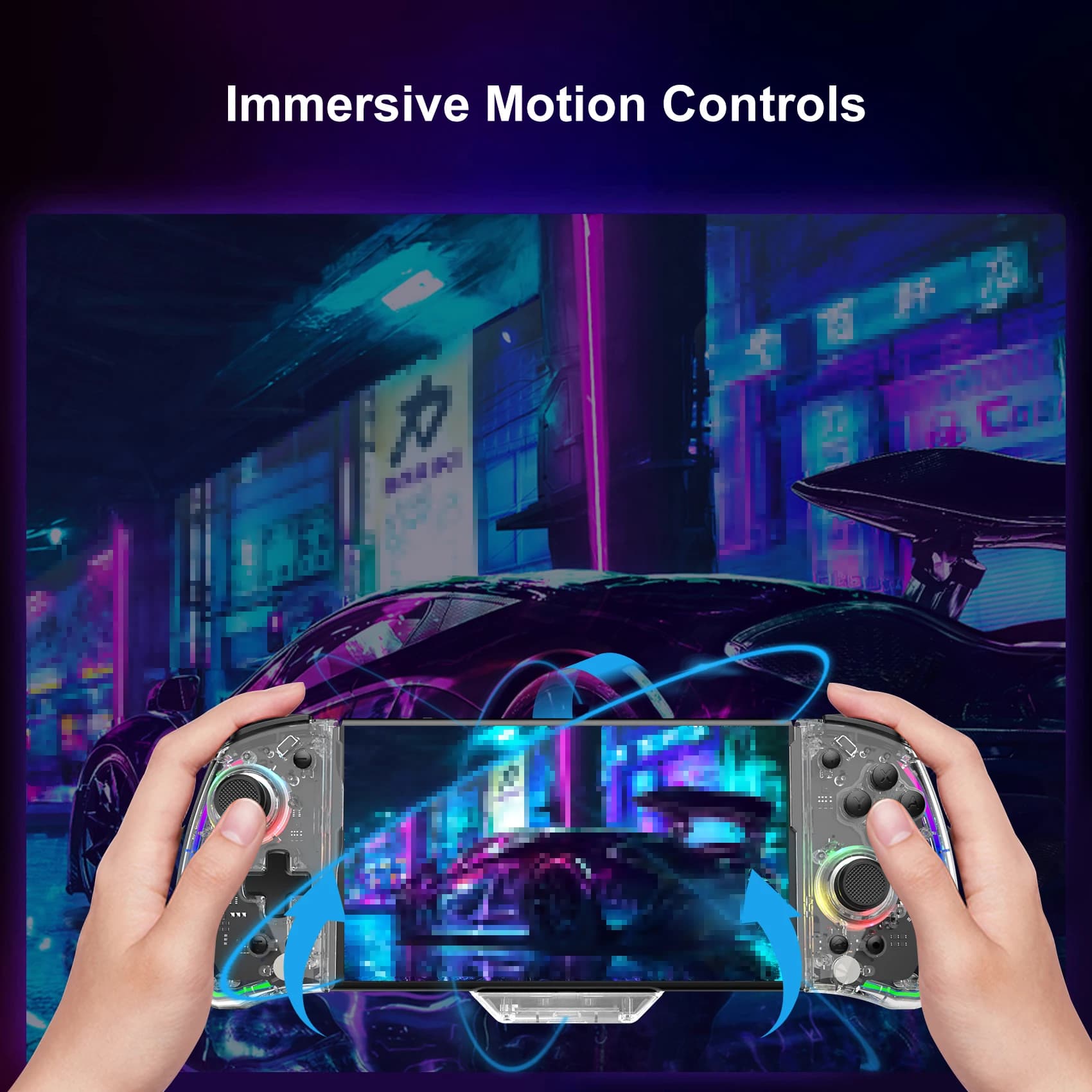 Contrôleur amélioré sans zone Dead pour interrupteur/commutateur, mode portable OLED, lumière LED ré