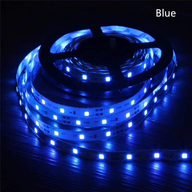 Bande lumineuse LED flexible pour la décoration de la maison, ruban de diodes, RVB et couleurs uniqu