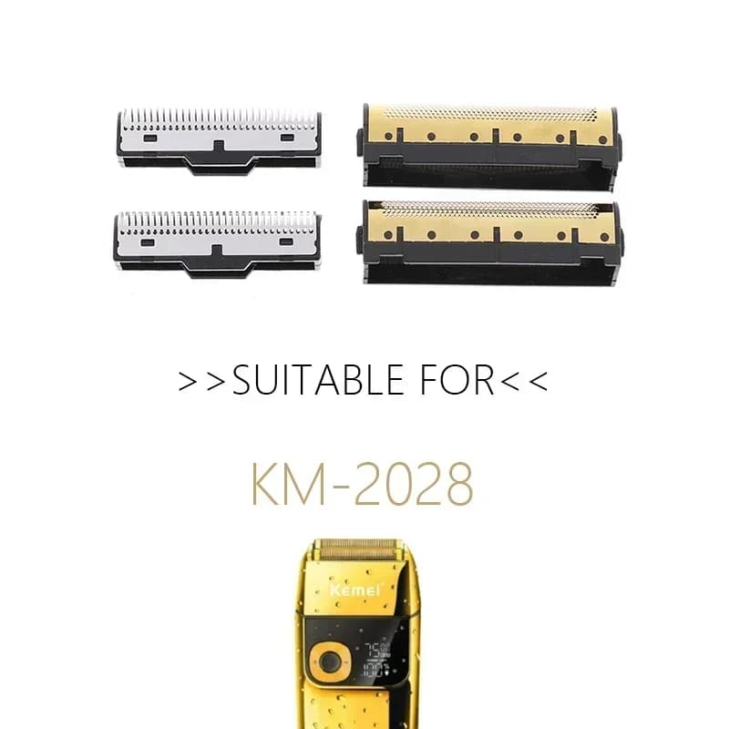 Lame de rechange pour Kemei KM-2028 2027 TX8, ensemble de lames professionnelles originales, tondeus