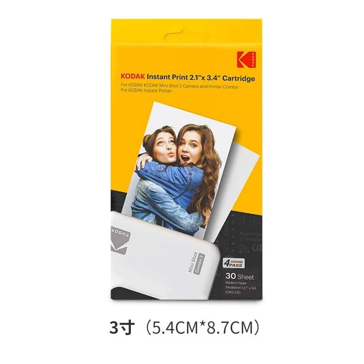 Papier Photo Kodak pour imprimante Photo C210R /C300R/PD460 Minishot, ruban spécial pour téléphone p