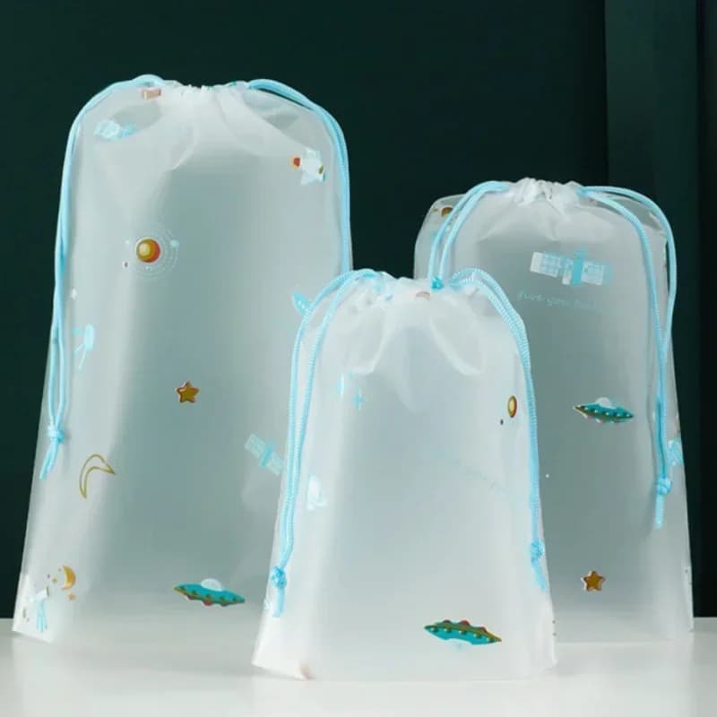 3TANCartoon-Sacs de rangement de proximité wstring, sacs de voyage étanches portables, chaussures, v