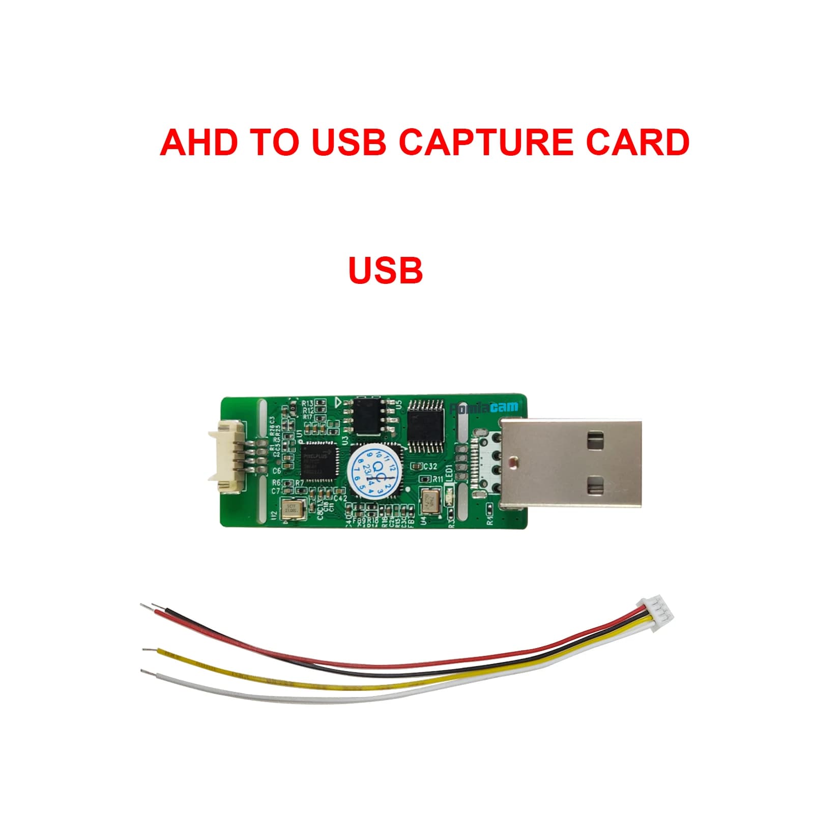 Signal de capture analogique vers USB numérique, technologie d'appareil photo, AHD vers Type-C, 720P