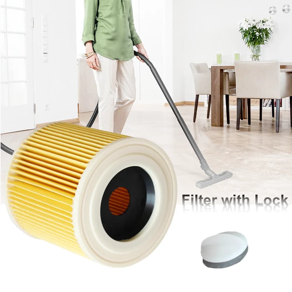Sac filtre à poussière pour aspirateur Karcher WD3 WD3200 WD3300 MV3, pièces de rechange, filtres He
