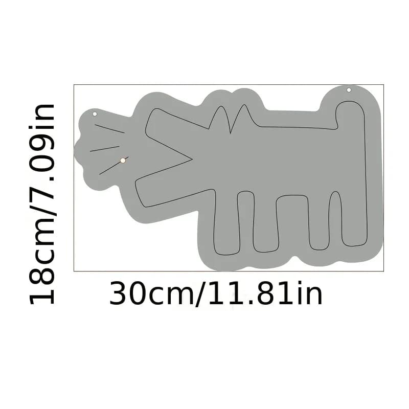 Signe Néon LED pour Chiot Aboyant, Décoration d'Animalerie avec Lumière, Cadeau Personnalisé pour An