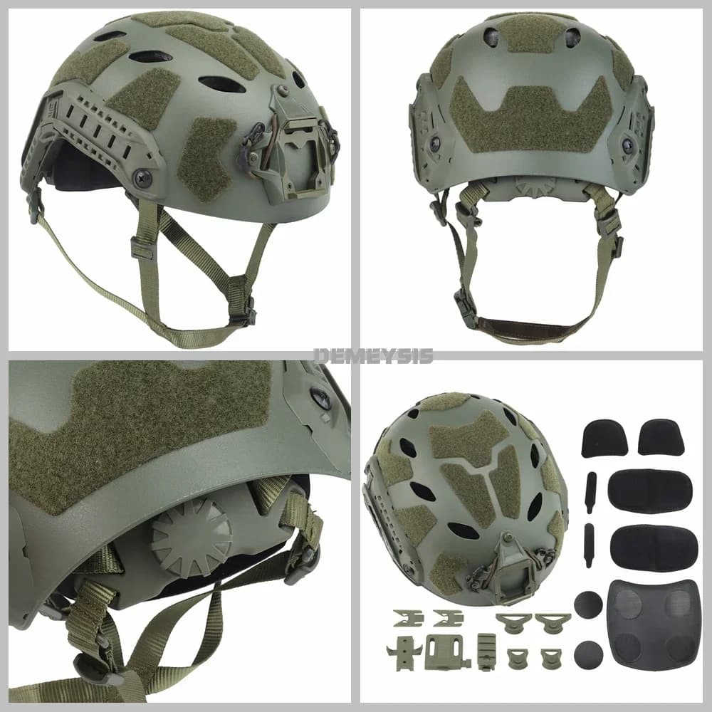 Casque tactique rapide pour airsoft, jeux CS, sports de plein air, chasse, tir, paintball, équipemen