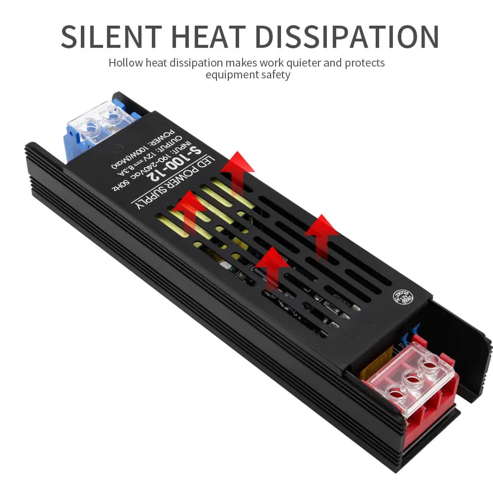 Transformateur d'éclairage d'alimentation LED 60W 100W 200W 300W 400W 500W, pilote adaptateur AC190-