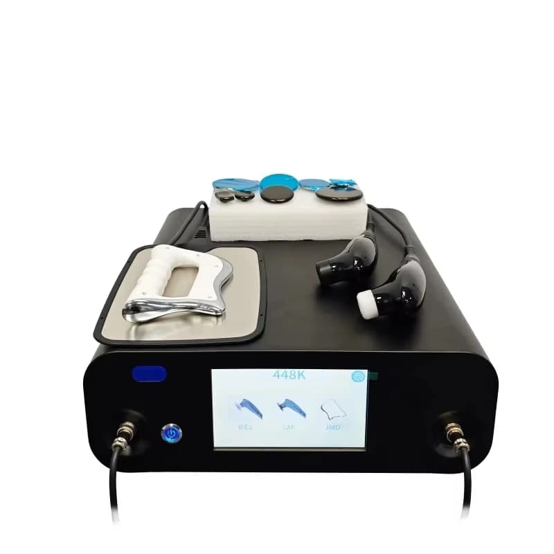 448Khz INDIBA Tecar CET RET soulagement de la douleur Machine de physiothérapie diathermie corps faç