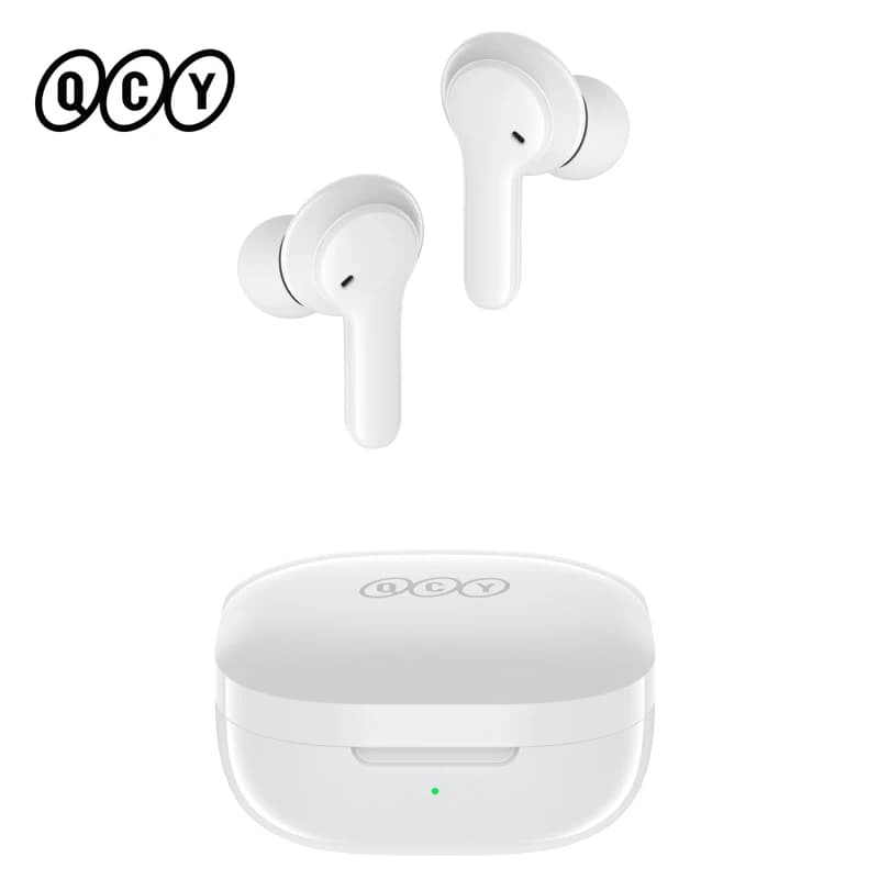 QCY – écouteurs sans fil Bluetooth T13, écouteurs TWS, 4 Microphones, ENC HD, charge rapide, command