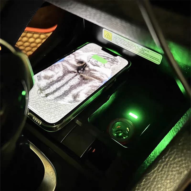 Chargeur sans fil de voiture 15W, pour VW Golf 6 MK6 Scirocco Sagitar 2008 – 2013, chargeur de télép