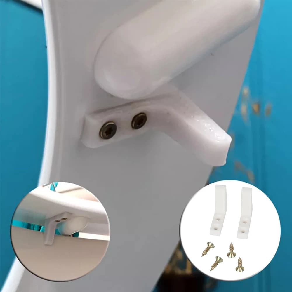 Créer une idée d'arrêt de siège de toilette pour personnes âgées handicapées glissant avec vis stabi