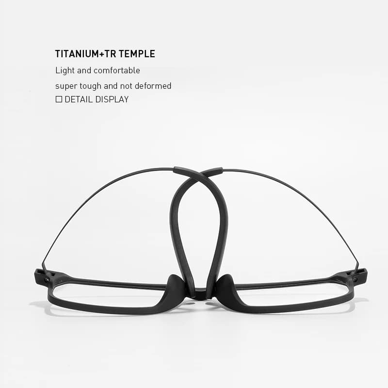 MERRYS DESIGN hommes pur titane ultra-léger et confortable unisexe lunettes cadre TR90 montures lune