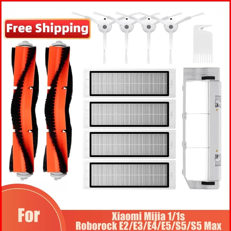 Filtre pour aspirateur Robot Xiaomi Mi 1/1S SDJQR01RR SDJQR02RR SDJQR03RR Roborock E2 E3 E4 E5 S4 S4