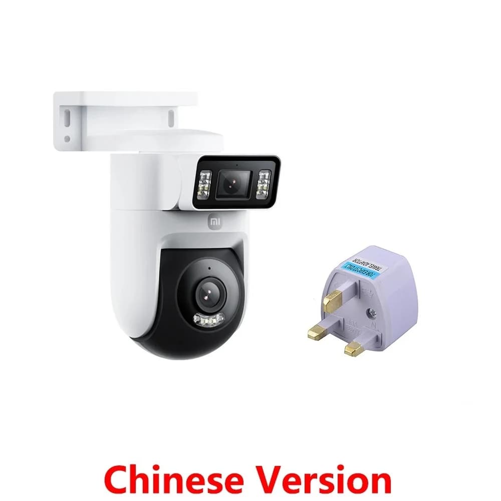 Caméra extérieure Xiaomi 4 double objectif 5MP 3K HD, surveillance panoramique à double vue, suivi d