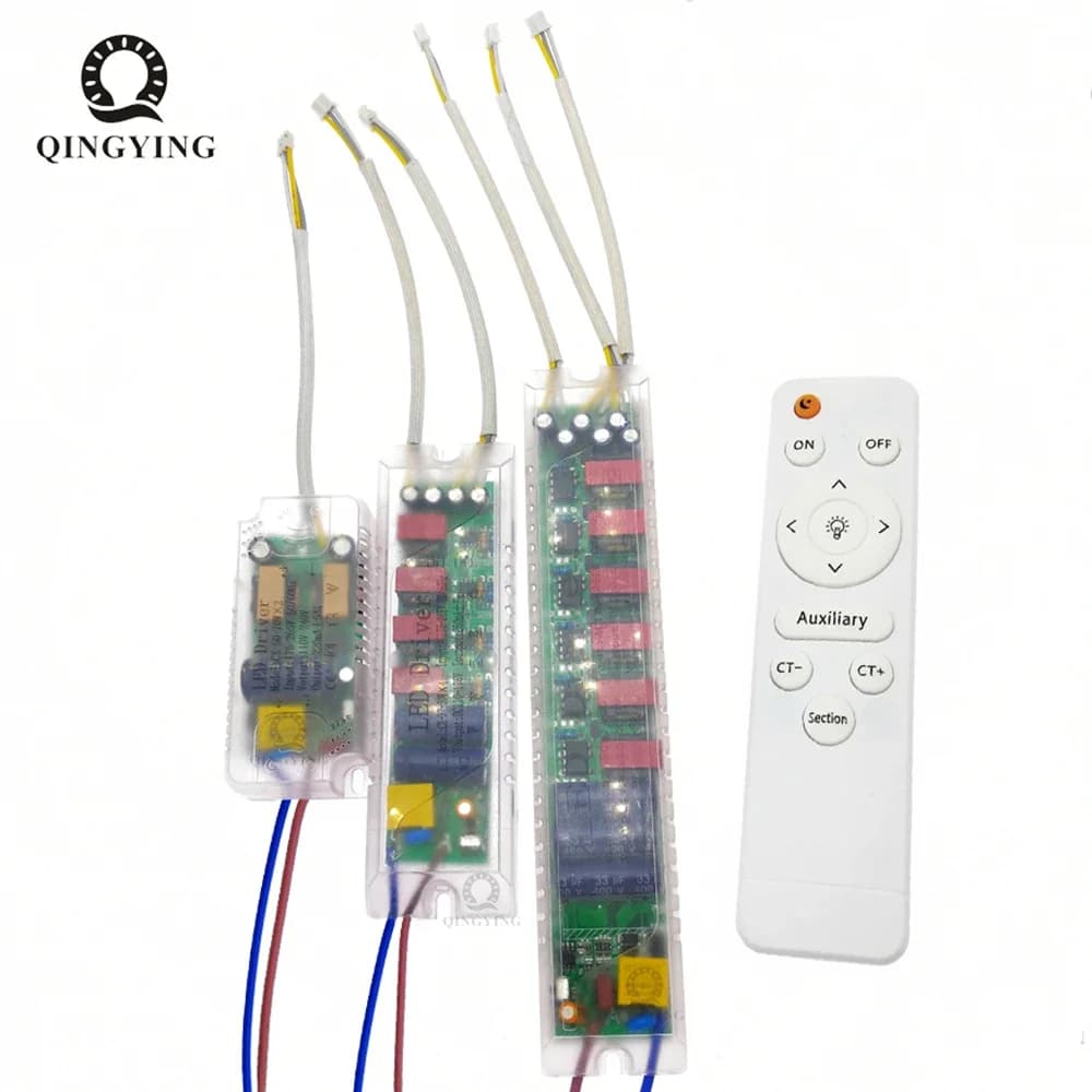 Alimentation électrique pour plafonnier télécommandé infrarouge, 8-24Wx2, 25-40Wx2, ino -50Wx2, ino 