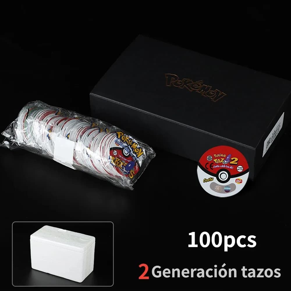 Album de cartes Pokémon Tazos 1ère/2ème/3ème édition, collection de cartes de démarrage Ash Ketchum,