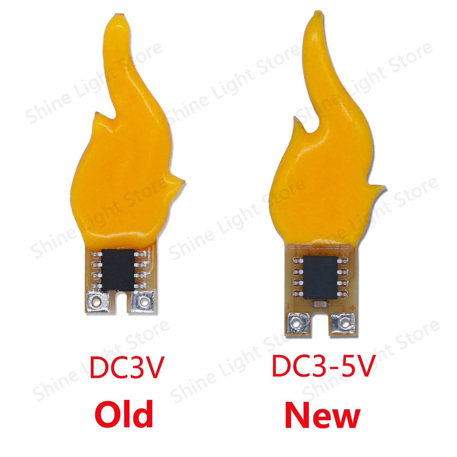 LED DC3v 5v bougie flamme lampe cob DC3.7v LED ampoule Diode fête Camping décoration maison ampoule 