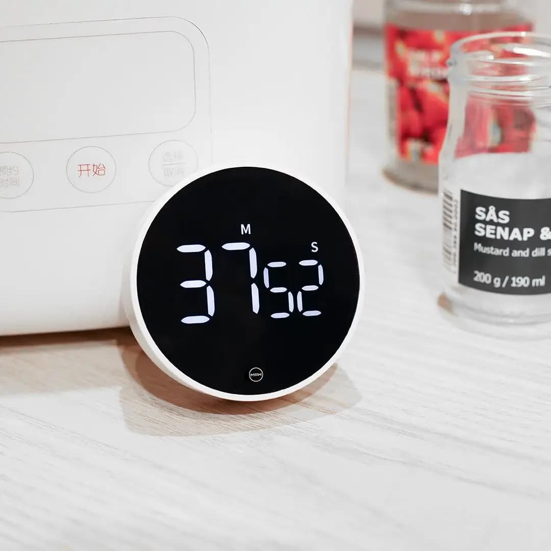 Xiaomi-Minuterie magnétique MIprospects W, compte à rebours, chronomètre, rotation, travail, sport, 