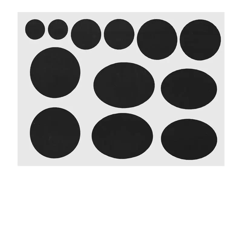 Patchs noirs auto-adhésifs pour doudoune, pantalons, réparation de vêtements, Patch lavable, tissu à
