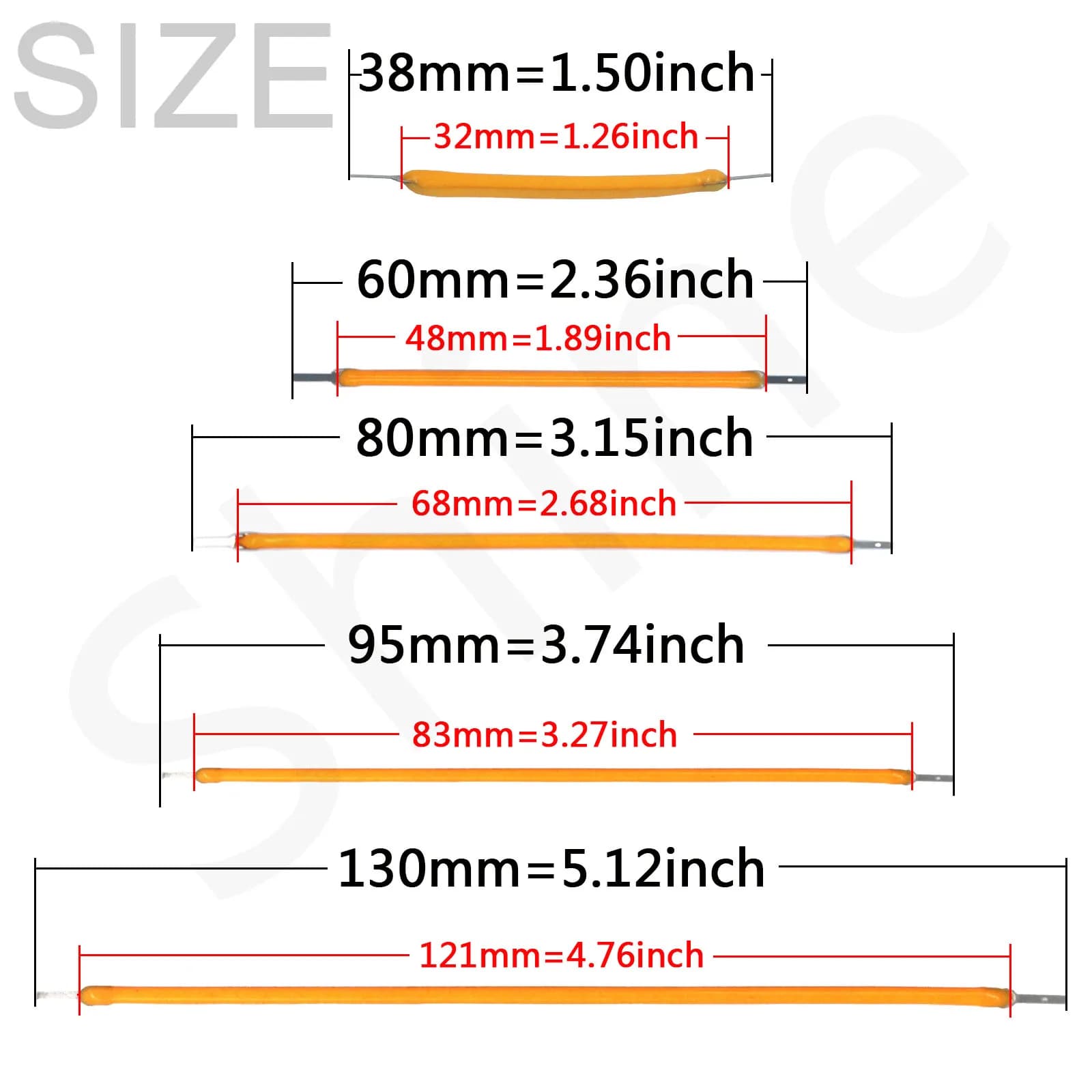 Filament LED Flexible 3V COB 38mm 60mm 95mm 80mm 130mm 145mm 185mm 260mm 300mm, pièces de lampe à am