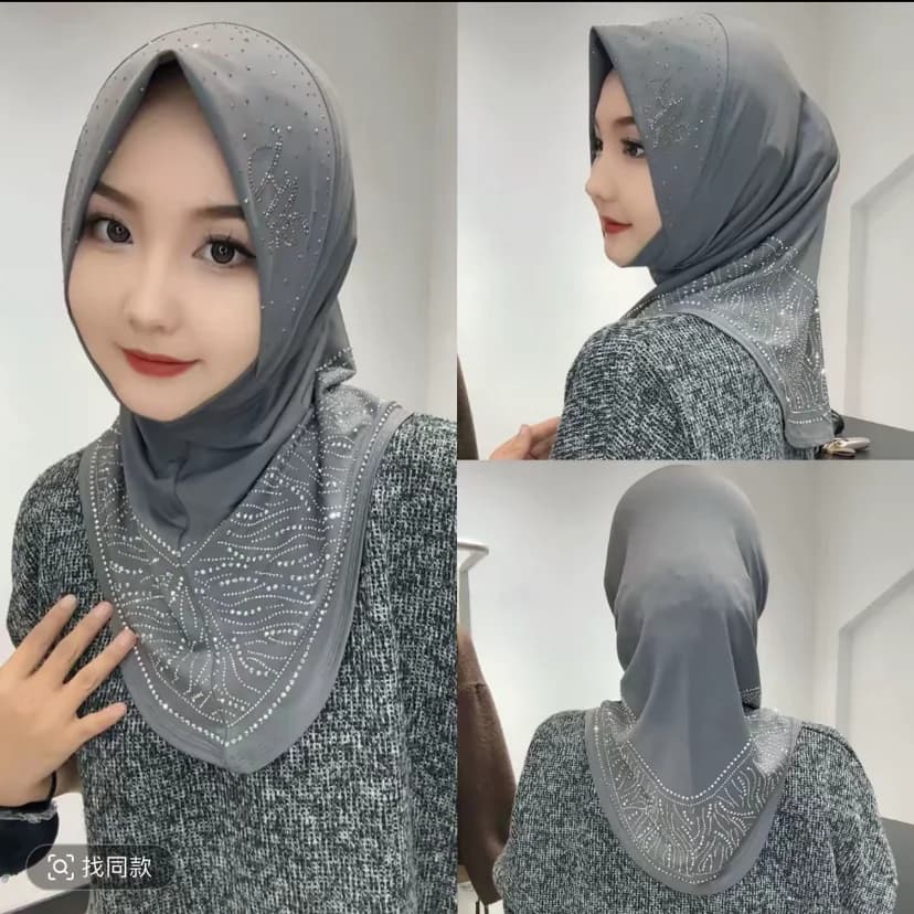 Hijabs instantanés faciles à porter pour femmes musulmanes, cadeau pour Ramadan