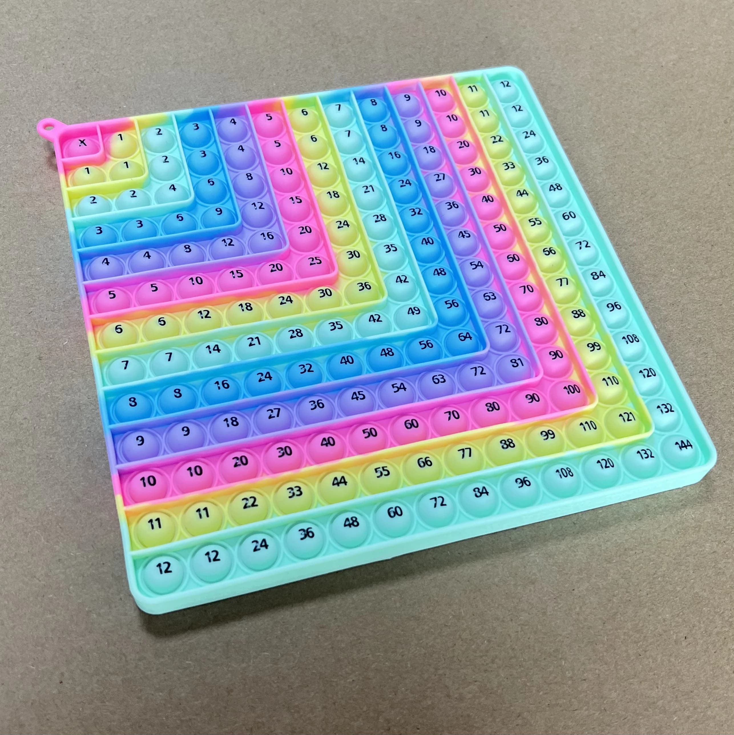 Jeux de mathématiques de pratique de Multiplication, jeux de société d'activité d'apprentissage de T