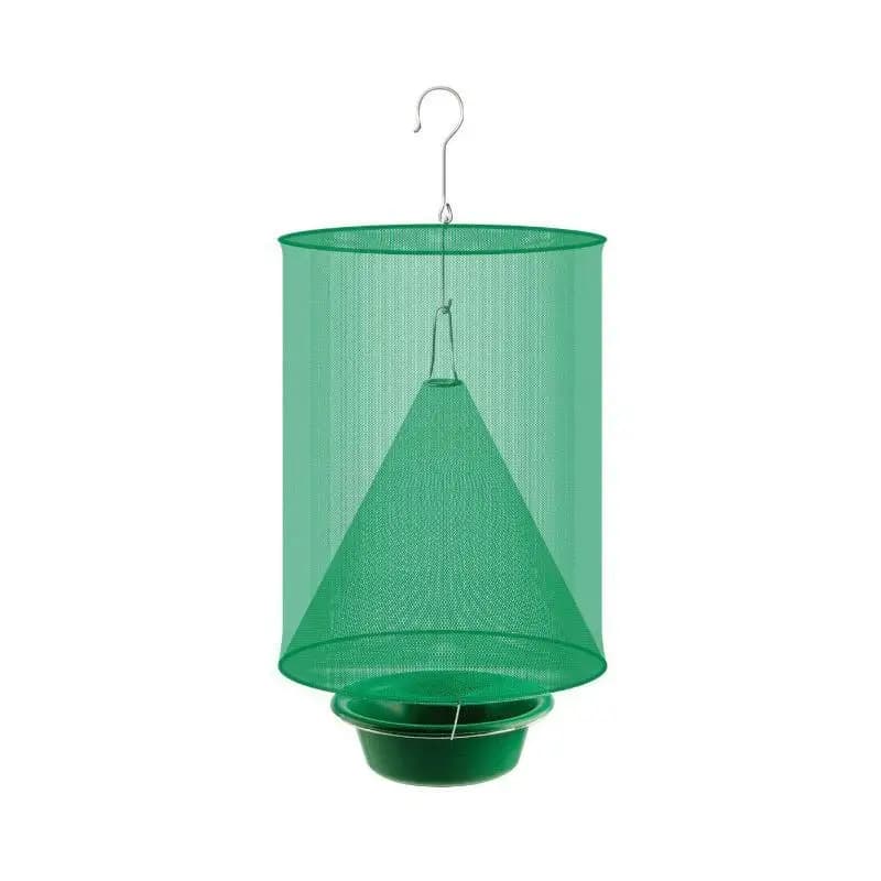 Piège à mouches suspendu avec maille verte durable, capture efficace et sûre pour le jardin, les fer