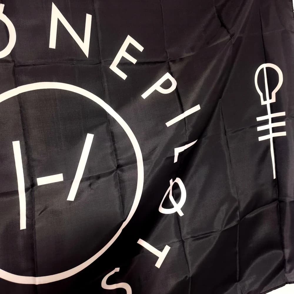 Vingt et un pilotes drapeau Polyester extérieur intérieur tenture murale décor drapeau Durable 90x15
