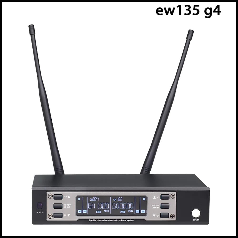 Microphone dynamique sans fil professionnel EW135G4 SKM9000, 2 canaux UHF, système EW100G4, DJ, kara
