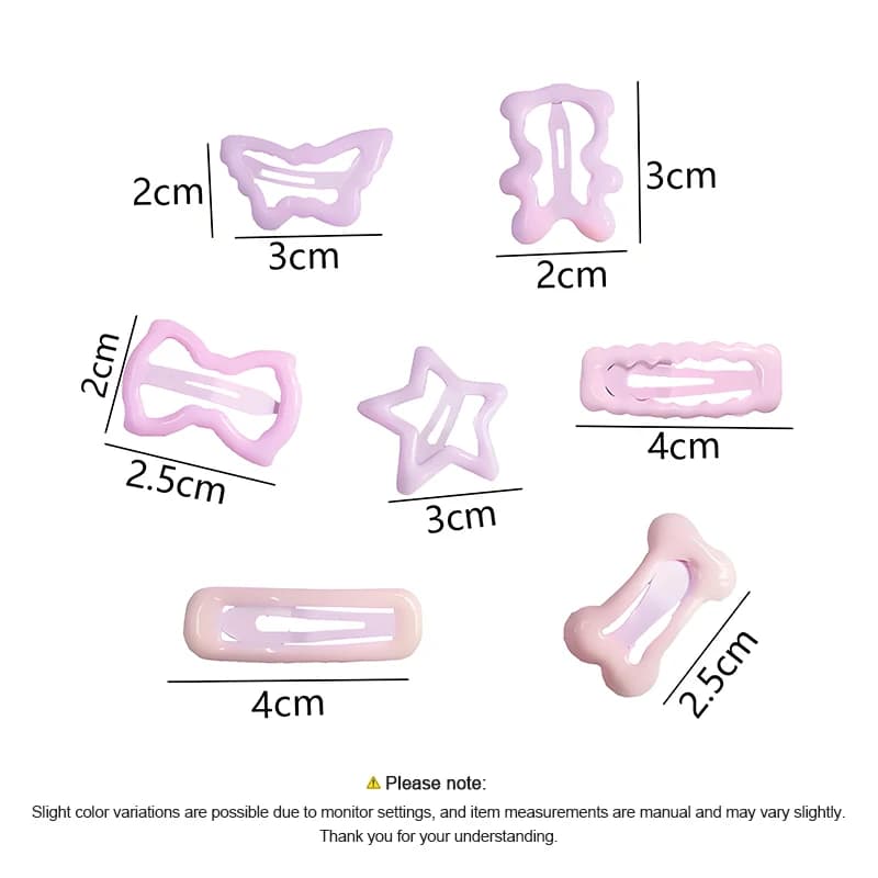 Ensemble de pinces à cheveux étoiles douces et douces, Barrettes sans traction pour bébés filles et 