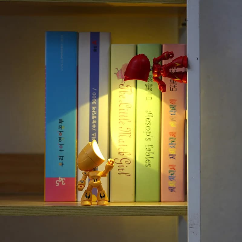 Mini lampe LED en forme de dessin animé, mignon, chiot, cerf, dinosaure, ornement de bureau, lampe d