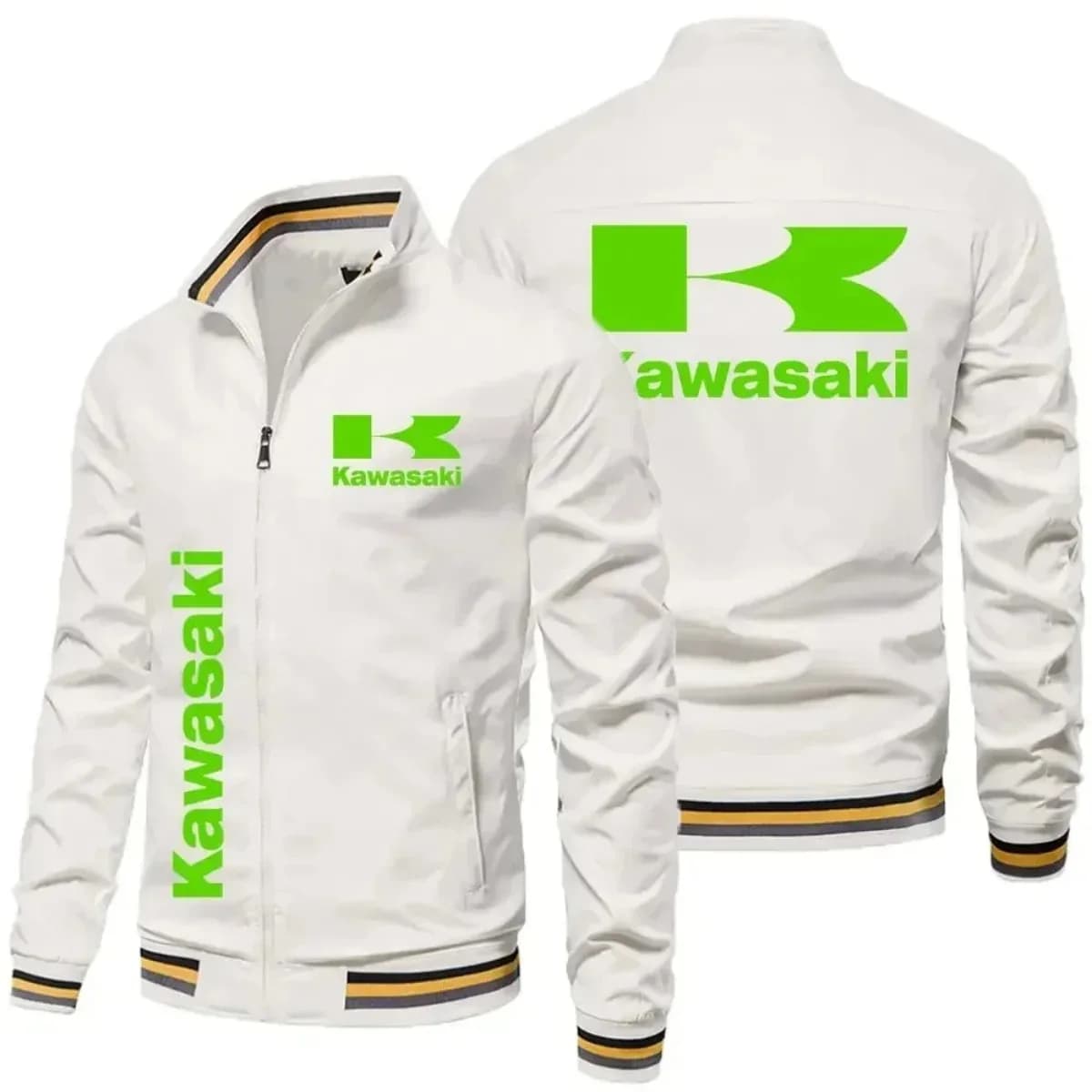 Veste de course pour moto Kawasaki Victory - Veste de moto pour homme - Manteau - Style printemps-au