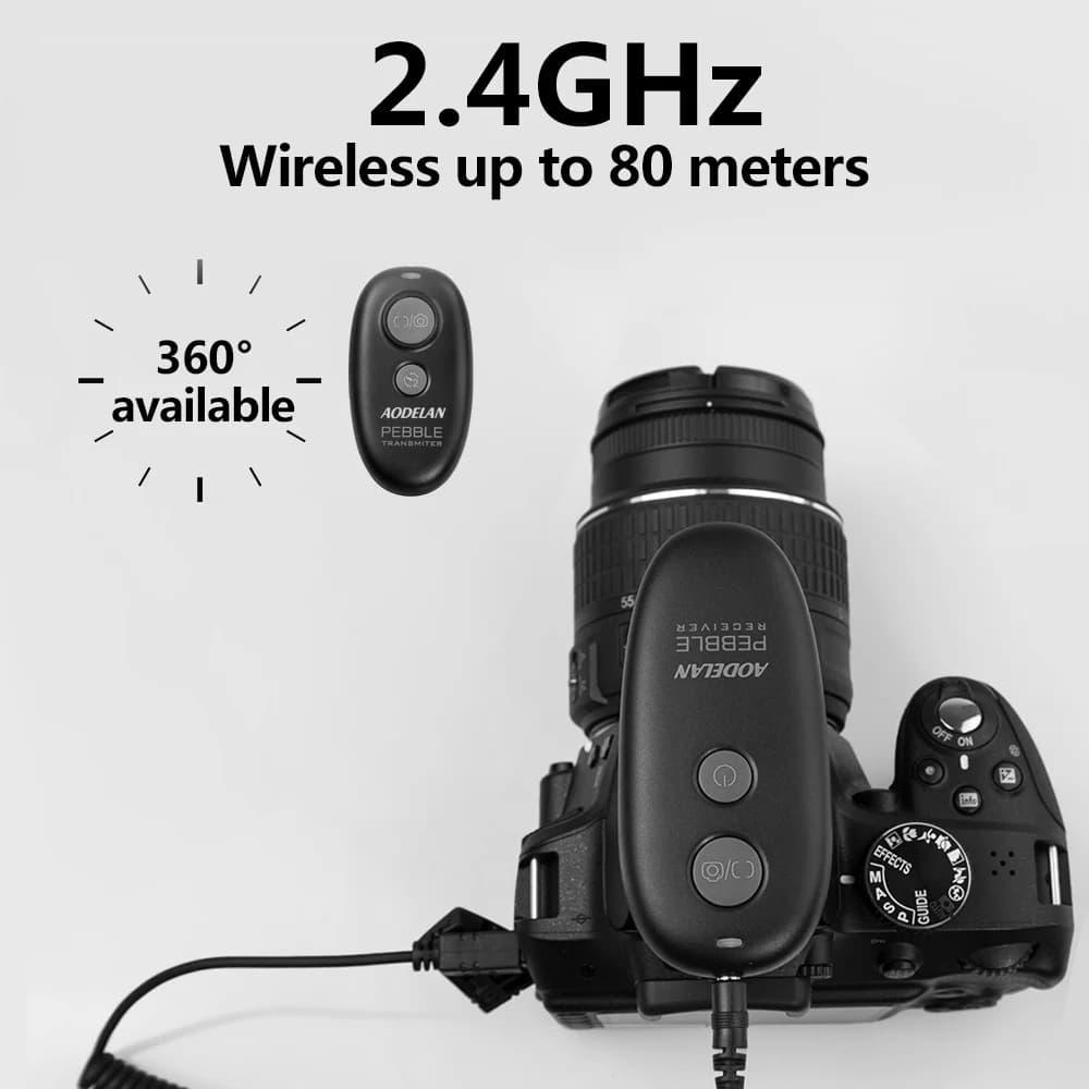 AODELAN Caméra Déclencheur Sans Fil Télécommande Pour Canon R100 R5C 80D 70D M6 ; Nikon Z9 D6 D5 ; F