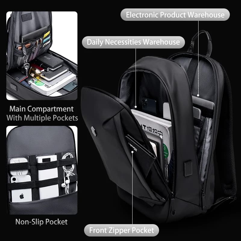 Arctic Hunter pochette d'ordinateur sac à dos collège Style conception Simple grande capacité hommes