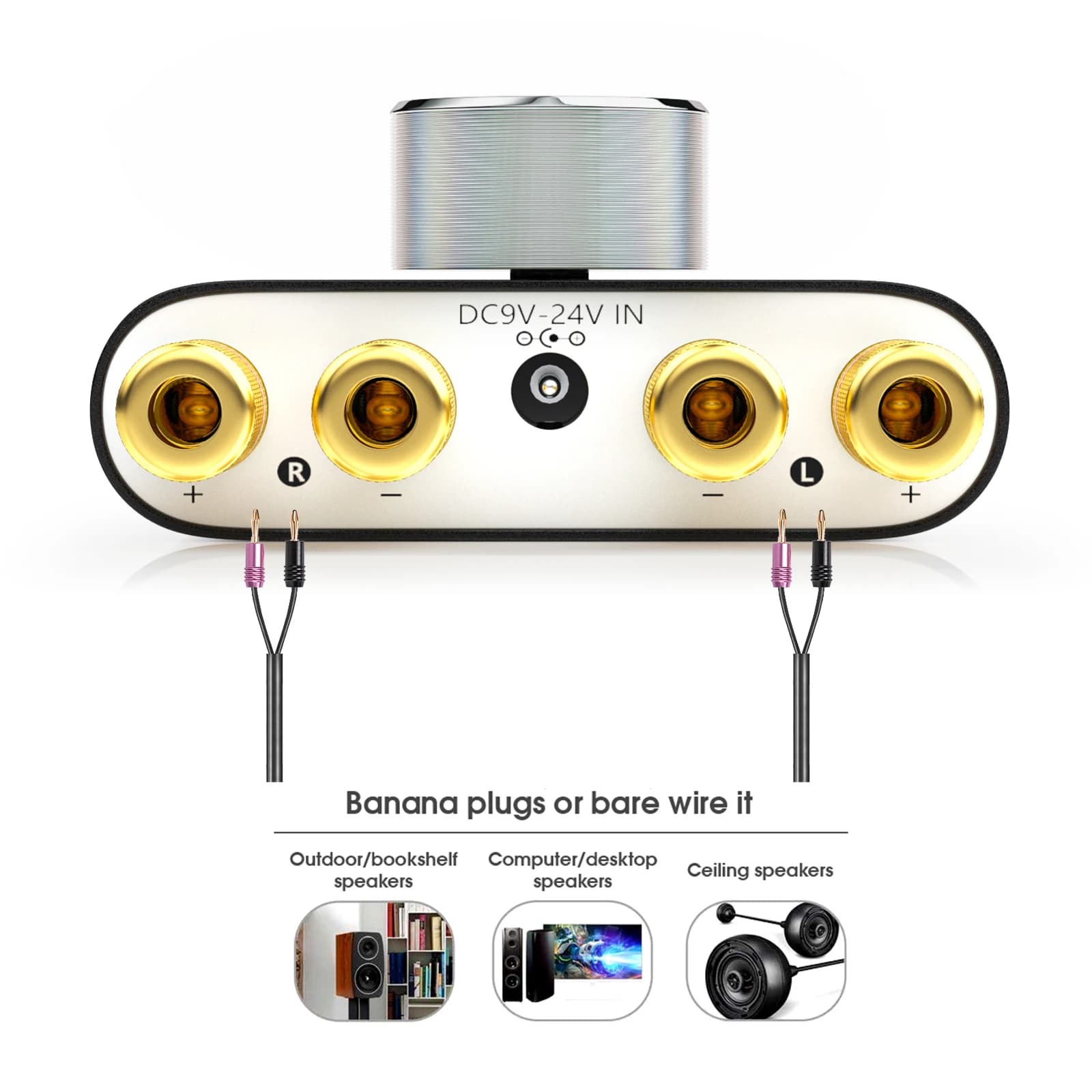 Douk Audio HiFi Bluetooth 5.0 amplificateur de puissance Mini TPA3116 numérique classe D bureau ampl