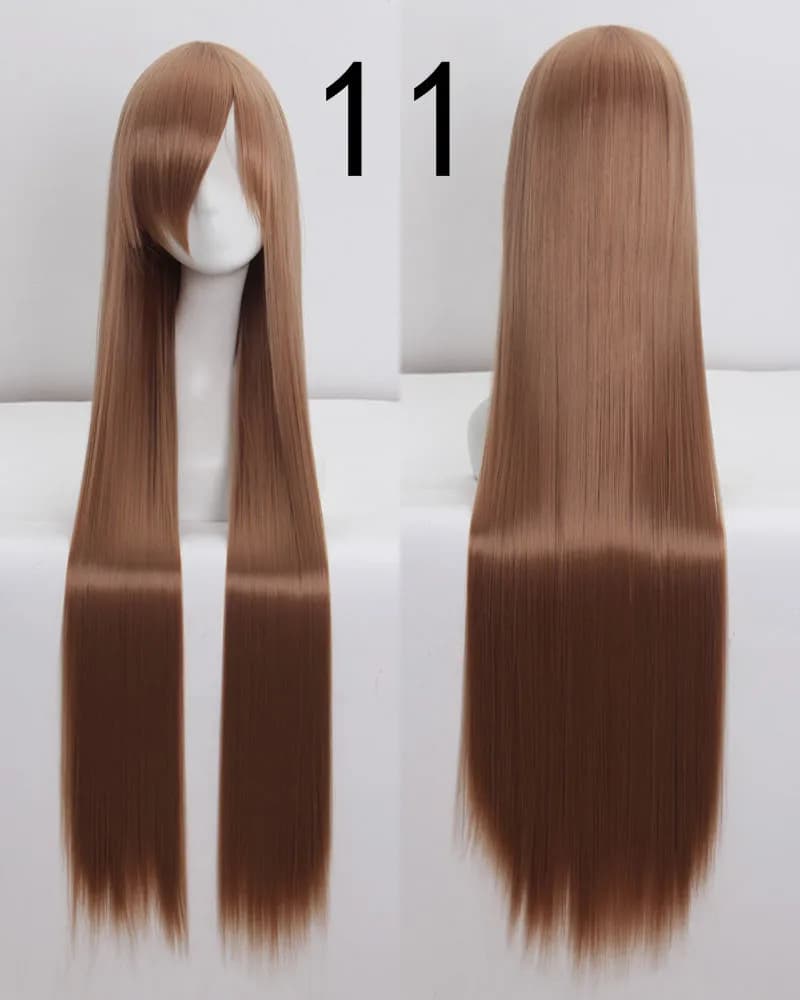 Perruque de Cosplay synthétique longue de 100Cm, perruques de fête Anime résistantes à la chaleur, 4