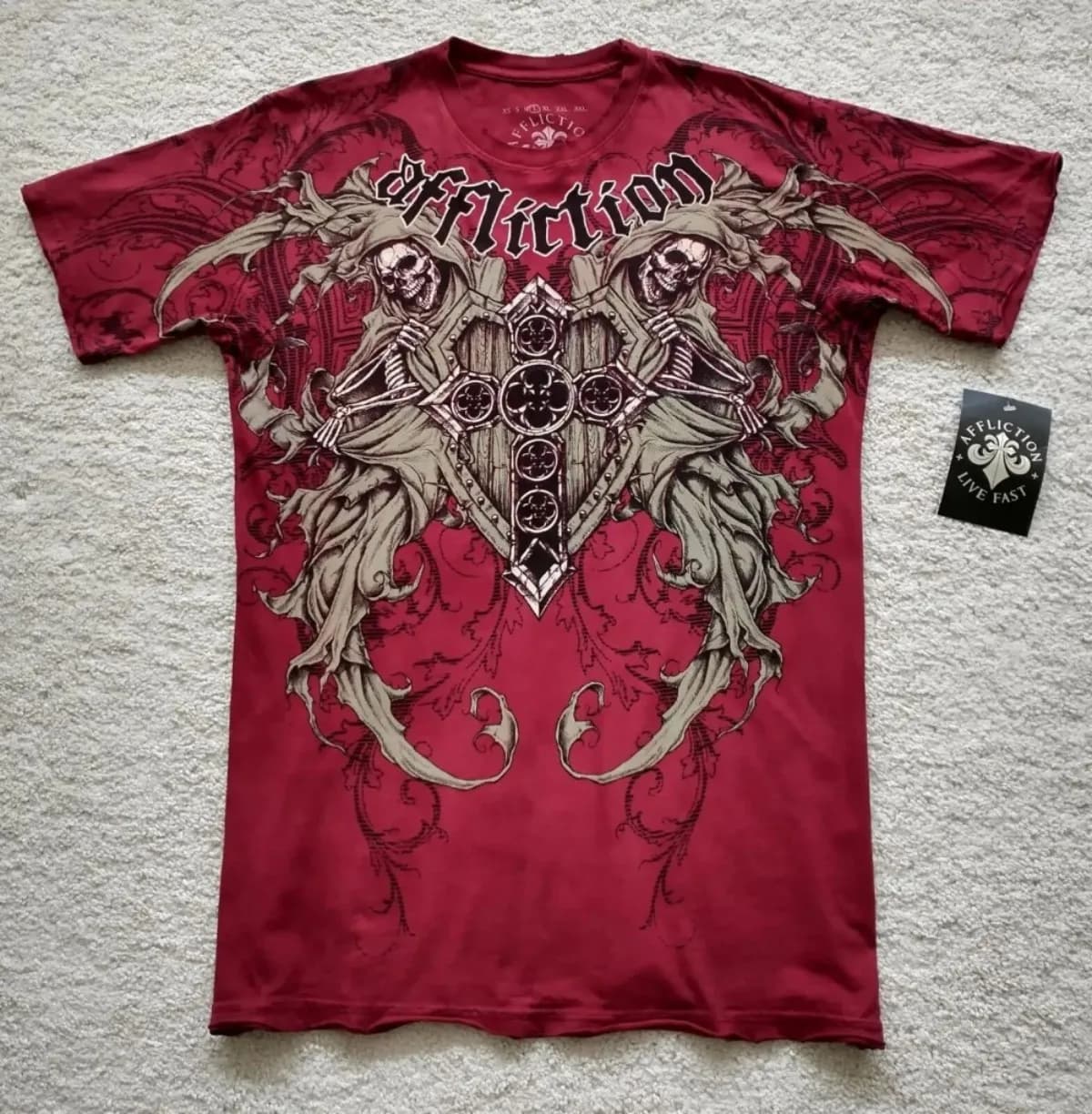 T-shirt d'été pour homme, col rond, imprimé ailes d'ange gothiques et lettres, confortable et respir