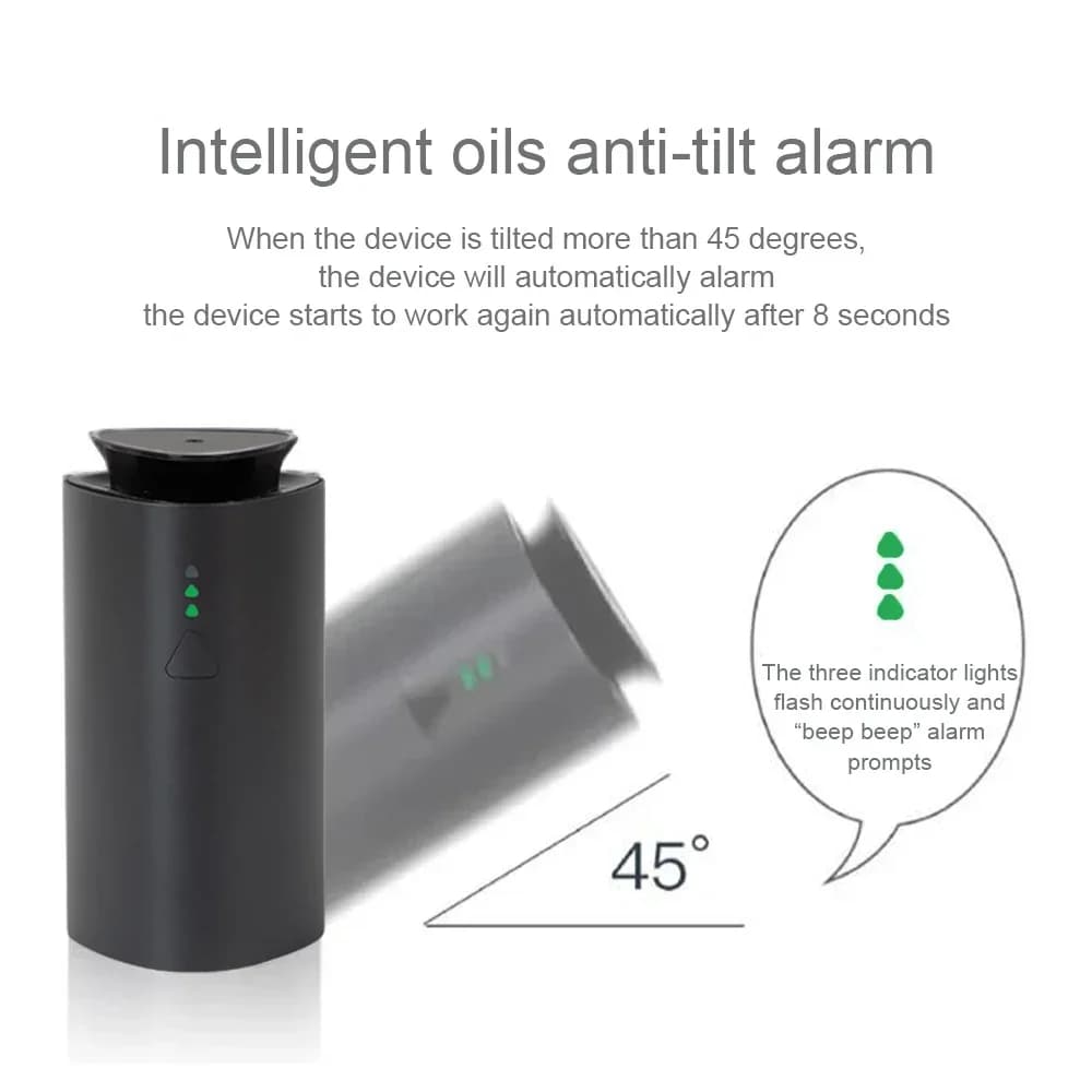NAMSTE diffuseur de voiture humidificateur purificateur d'air automatique Aromo désodorisant USB cha
