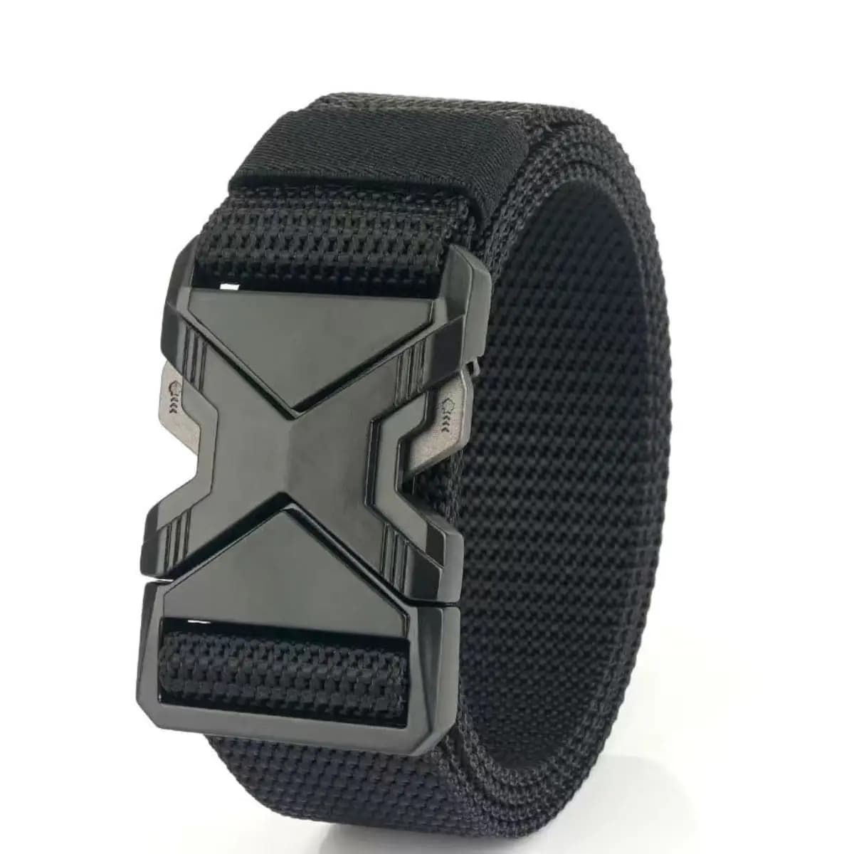 Ceinture tactique à boucle en plastique pour hommes, oreilles rouges, ventilateur militaire multifon