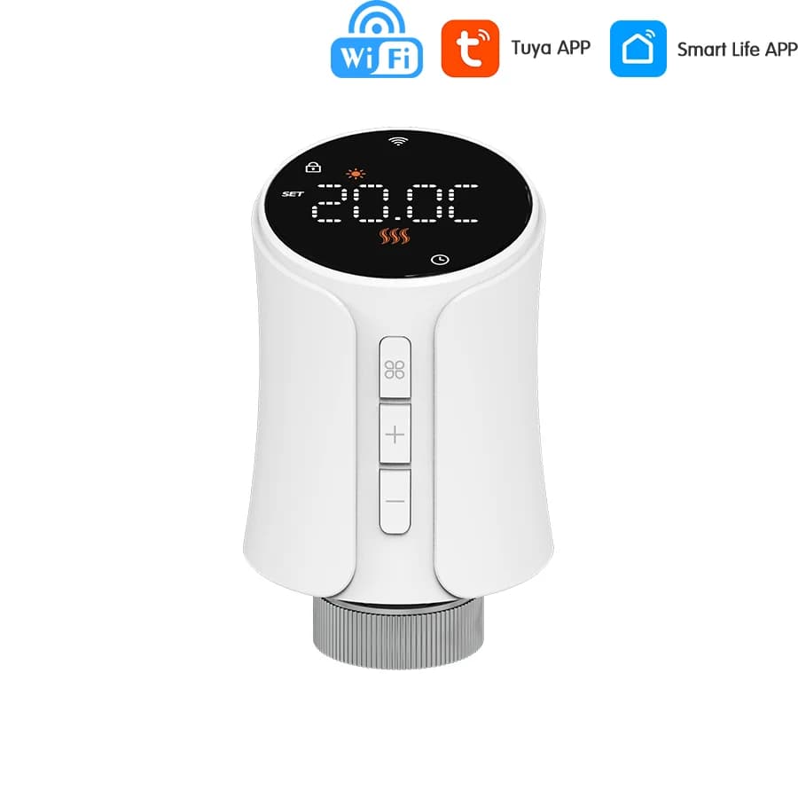 Vanne thermostatique intelligente Tuya TRV, actionneur de chauffage, régulateur de température, WiFi