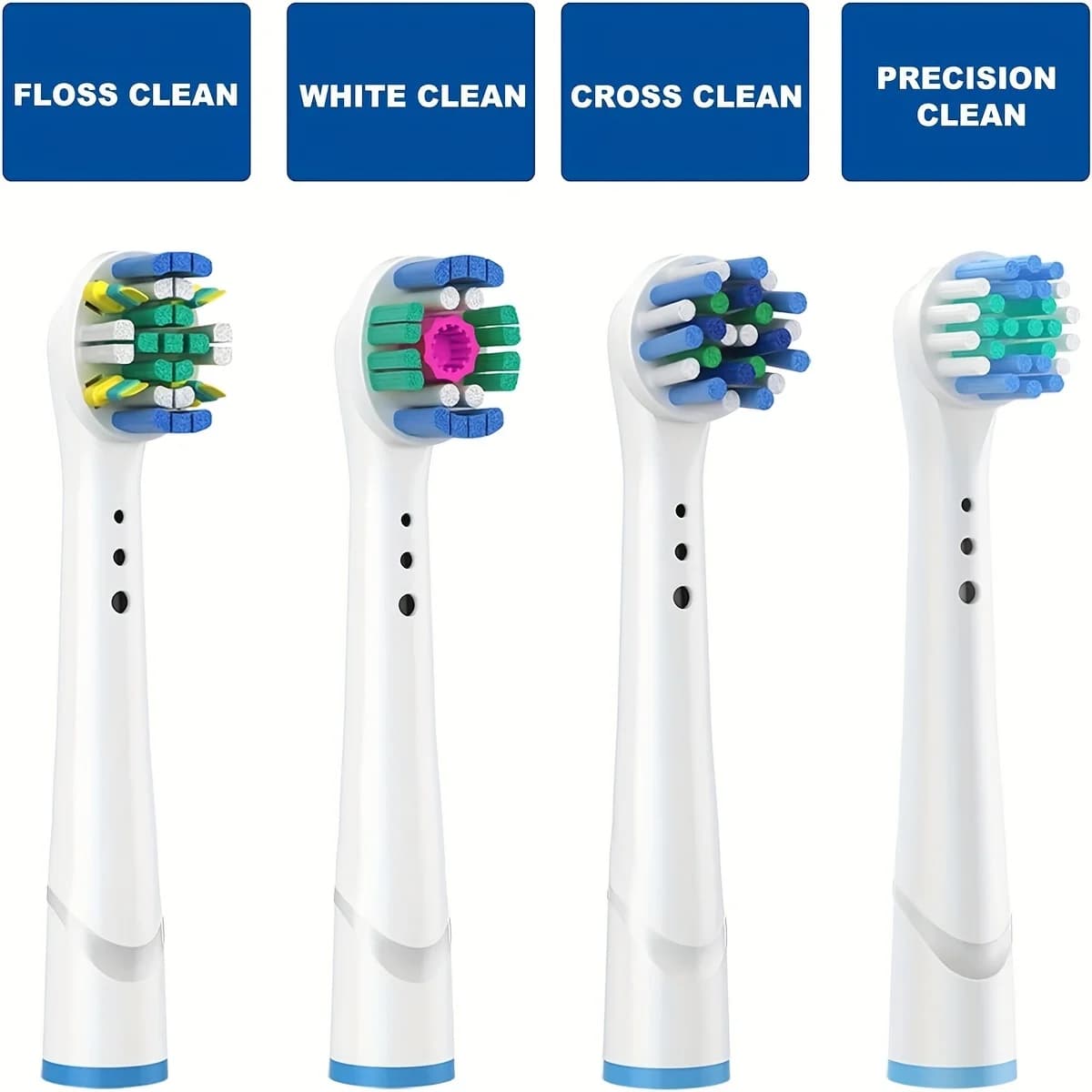 Têtes de brosse à dents de rechange, 4/12/16 pièces, compatibles avec oral-b Braun, têtes de brosse 